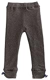 (コ-ランド) Co-land キッズレギンス 女の子パンツ 裏起毛 スパッツ 子供用 ガールズボトムス 厚手 無地 蝶結び飾り ロング 秋冬スキニー レギパン ベビー ダークグレー 130