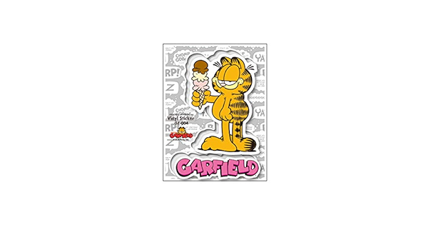 Amazon Co Jp ガーフィールド アイスクリーム キャラクターステッカー アメリカ アニメ イラスト かわいい Garfield 猫 Gf004 Gs 公式グッズ 文房具 オフィス用品