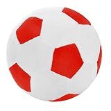 TOOGOOサッカースポーツボールのためのスロー枕ぬいぐるみソフトプラッシュトイ幼児用ベビー男の子子供ギフト、8インチL x 8 Inch W x 8インチH、レッド