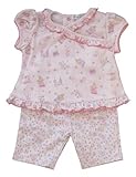 Kissy Kissy baby-girlsフェアリーランドカプリパンツセットwith Tシャツ カラー: ピンク