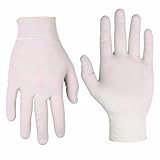 Custom Leathercraft 2316L Latex Disposable Gloves Powdered, Box of 100, Large by Custom Leathercraft