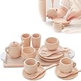 木製おもちゃのだいわ ミニ 食器セット (ホワイト)