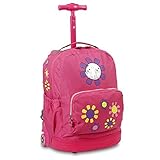 J World New York Daisy Kids' Rolling Backpack [並行輸入品]