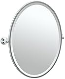 Gatco 4359F Charlotte Framed Oval Mirror, Chrome [並行輸入品]