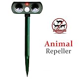 TRIVALGOGO 動物撃退器 猫よけ ソーラー充電式 超音波 設置簡単 防水 猫、犬、ネズミ、キツネ、ハト、カラス、コウモリ、げっ歯類など対応