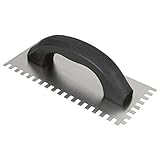 Qep Tile Tools 849-2711-8538 EconoSeries Notched Trowel Size: 0.25" x 0.38" x 0.25" Square Notched [