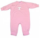 NCAA Officially Licensedテネシーボランティア長い脚女の子ピンク長袖ロンパースクリーパーCrawler