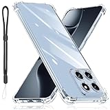 Motorola moto g56/g66j 5G/g66y 5G ケース クリア Motorola moto g66y 5G カバー 背面 透明 手触りの良いTPU素材 スリム 軽量 薄型 耐摩擦 衝撃吸収 四つ角にエアバッグ設計 ストラップ付き 【LitBrian】68(透明)