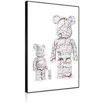 ベアブリック　BE@RBRICK アートパネル Amazon.co.jp: be@rbrickアートパネル ベアブリック壁掛け絵画