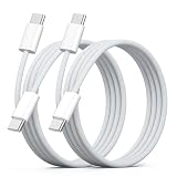 【2枚】USB C ケーブル PD3.0対応 60W/3A 高速データ転送 高耐久ナイロン素材 高耐久ナイロン Galaxy S24/S23/S22/A54 などType C機種対応 1m ホワイト