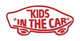 【全16色】人気!キッズ イン カー ステッカー!Kids in car Sticker/車用/シール/Vinyl/Decal/バイナル/デカール/ステッカー/KIC-1 (赤) [並行輸入品]