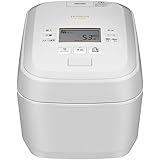 日立 炊飯器 5.5合 圧力&スチームIH 蒸気カット RZ-V100GM W フロストホワイト 八代目儀兵衛 監修 日本製 大火力 沸騰鉄釜 ふっくら御膳