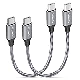 USB C to C ケーブル【2.9m 2本】PD対応 60W 急速充電 Type C to Type C ケーブル 長い 超高耐久 ナイロン Galax A70 A71 5G S22 S21 Ultra S21 S20 Note 、MacBook、iPad Pro、Pixel 等USB-C機種対応