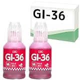 【エコスロ】キヤノン用 GI-36M【 マゼンタ(顔料) 2本セット】135ml/本 (純正品と同容量) 特大容量タンク搭載ビジネスモデル用 互換インクボトル GI-36互換 GX7030 / GX6030 / GX5030 / GX4030 / GX5530 / GX6530 / GX7130 / GX5130 対応 商品コード:4425C001