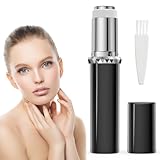 レディース シェーバー 女性 電動 替刃付 防水 産毛 顔 剃り電池式 日本語説明書(ブラック) SFH006