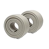 Jolieer 衝撃吸収 ケガ防止 コーナーガード コーナークッション 赤ちゃん舐めても安心 けが防止 2M×2個入 (波型, グレー)