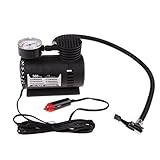 Demiawaking タイヤ 空気入れ エアーポンプ 電動 小型 シガーソケット 12V エアコンプレッサー 小型自動車 ボール 空気玩具用