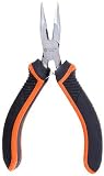 Tactix 200081 Mini Long Nose Plier, 120mm/4-3/4-Inch, Black/Orange [並行輸入品]