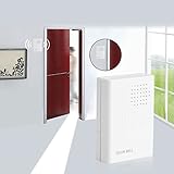 Yosoo ドアベル 有線 電子チャイム インターホンチャイム 電池式 玄関 音楽 呼び出し鈴 耐火 家庭用 ホーム オフィス アクセス Ding-Dong シンプル 入口 耐久性 装置簡単