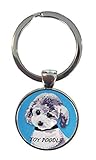 [ル ボンボン] トイプードル A キーホルダー 犬 キーホルダー 犬 キーリング 犬