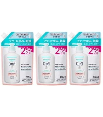 Curel コンディショナー つめかえ用 5個セット 大容量 Amazon | 【花王】キュレル コンディショナー つめかえ用 340ml ※医薬