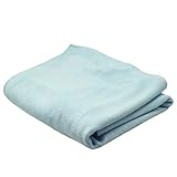 マイクロファイバー　超吸水バスタオル ブルー