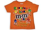 M&M's（エムアンドエム)半袖 Tシャツ SOMEBODYプリント オレンジ 2A
