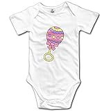カッコいい 幼児 カラフル 赤ちゃんのおしゃぶり 子供服 100%綿 White Size 24 Months