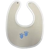 スタイ　ビブ　よだれかけ　リバーシブルタイプ　CTICH-NO.13 【(ブルー)刺繍】【日本製】【charlotte限定】