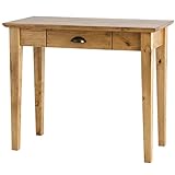 ライフスタイリングショップ パソコンデスク 木製 ヴィンテージ PC 机 幅90cm AN-201