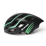スポーツ ヘルメット ジュニアヘルメット蒸れ防止 通気 安全 ヘルメット頭囲 57～62cmサイズ調節 男女兼用 16LS グリーン