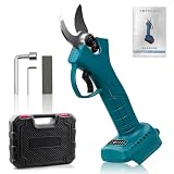 【Amazon限定ブランド】VANKO 電動剪定バサミ 充電式剪定ばさみ ブラシレスモーター搭載 切断直径30mm 4段階開き角度調整可能 剪定バサミ 電動 純正と互換マキタ 18v バッテリーに対応 植木 盆栽 庭木/枝切り/果樹用 剪定鋏 園芸用 軽量 収納ケース 日本語取扱説明書付 2026年人気モデル 【本体のみ】青