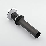HiendureTM Solid Brass Pop up Non-overflow Bathroom Vessel Sink Drain, Oil Rubbed Bronze [並行輸入品]