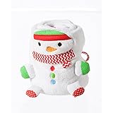 Snowman Rolled Blanket by Blossoms & Buds