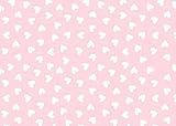 SheetWorld Round Crib Sheets - Hearts Pastel Pink Woven - Made In USA by sheetworld [並行輸入品]