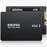 iDsonix (アイドソニックス) 4TB 2.5インチ SATA 内蔵SSD SATA III 6GB/s ソリッドステートドライブ 最大560MB/秒 3D NANDフラッシュ&電源管理付き ノートパソコンとPCデスクトップ用 パフォーマンス向上 X20