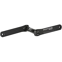 ROTOR ALDHU クランクアーム ブラック ALDHU CARBON CRANK ARMSアルデューカーボンクランクアーム