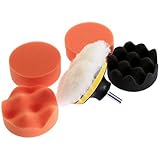 7枚/セット バフ研磨 カー研磨用 スポンジパッド 電動 ドリル 洗車用 3インチ