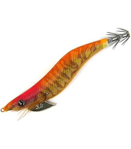 人気ブランド　安物なし　シマノ　バレーヒル他　エギ　3.5号　20本　ケース付 Amazon | 釣研(TSURIKEN) エギスタ 3.5号 N-26 マーブルオレピン
