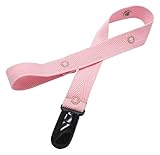 platinumbaby(プラチナムベイビー)おしゃぶりホルダー【ブラッククリップ】(ベビーピンク)