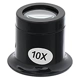 Perfk 修理キットツール　拡大鏡　宝石商　ルーペ　10倍　アイレンズ　グッズ