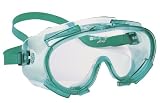 Jackson Safety 14384 V80 Monogoggle 211 Safety Goggles, Clear Lens with Green Frame (Pack of 36) by 