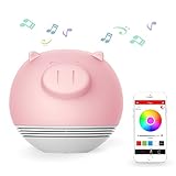 PLAYBULB LEDムードランプの色変更ナイトライトwith HiFi Bluetoothスピーカー、スマートRelaxingライトShowキッズ子供と大人、装飾ムードライト、iPhoneとAnd