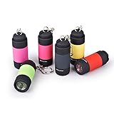 Hxsm USBミニ懐中電灯ノベルティLEDライトmini-torch USB充電式LED懐中電灯トーチランプ(ランダムカラー)