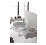 Scarabeo Scarabeo 2011-One Hole-637509887001 Decorator Bathroom Sink Vessel, White [並行輸入品]