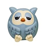 キュートなスカイブルーフクロウ貯金箱ウェディングXmasクリスマス誕生日バレンタインギフト