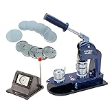 缶バッジマシン44mm バッジオ！ プレミアム 丸型セット 耐久性のある金属製 オリジナル缶バッジ作成マシーン