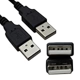 【GSPOWER USB/Type-A ケーブル USB2.0】USB2.0 延長 オス-オス オス-メス TYEP-A TYPE-B 四角 USB充電ケーブル A-A A-B キーボード (TYPE-A オス-オス, 5m)