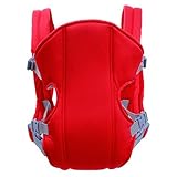 【YW】抱っこひも 新生児ストラップ 金額に見合う価値 ママのお気に入り (レッド)