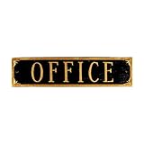 モンタギュー金属製品Office Wall Plaque ブラック SP-46-BG